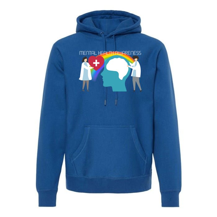 Lgbt Tal Health Awareness Cute Gift Premium Hoodie