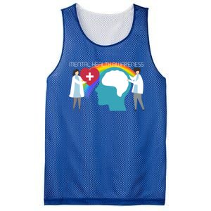 Lgbt Tal Health Awareness Cute Gift Mesh Reversible Basketball Jersey Tank