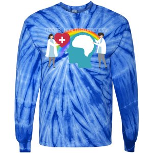 Lgbt Tal Health Awareness Cute Gift Tie-Dye Long Sleeve Shirt