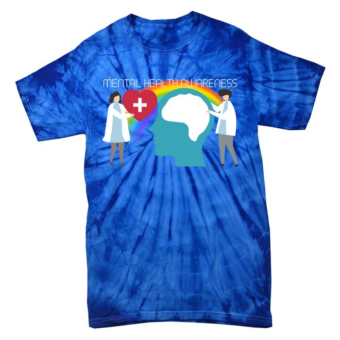 Lgbt Tal Health Awareness Cute Gift Tie-Dye T-Shirt