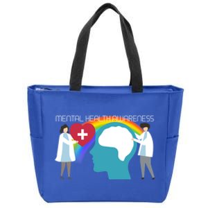 Lgbt Tal Health Awareness Cute Gift Zip Tote Bag