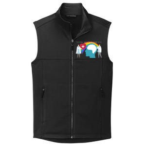 Lgbt Tal Health Awareness Cute Gift Collective Smooth Fleece Vest