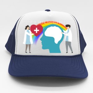 Lgbt Tal Health Awareness Cute Gift Trucker Hat