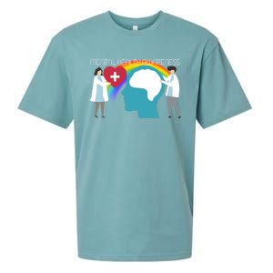 Lgbt Tal Health Awareness Cute Gift Sueded Cloud Jersey T-Shirt