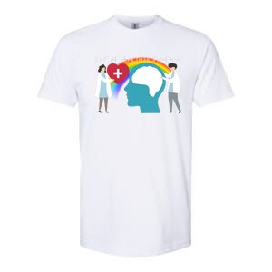 Lgbt Tal Health Awareness Cute Gift Softstyle CVC T-Shirt