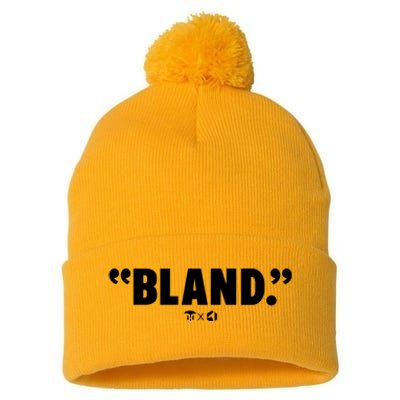 Limited Travis Hunter Wearing Bland Pom Pom 12in Knit Beanie