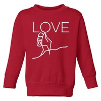 Love To Hike Adventure Toddler Sweatshirt