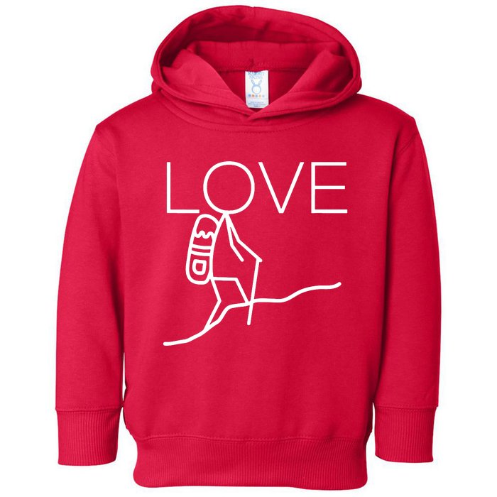 Love To Hike Adventure Toddler Hoodie