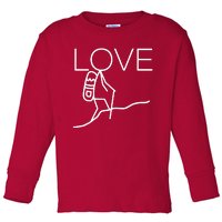 Love To Hike Adventure Toddler Long Sleeve Shirt