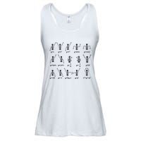 Lazy Teacher Halloween Shirts Trick Or Teach Teacher Skeleton Ladies Essential Flowy Tank