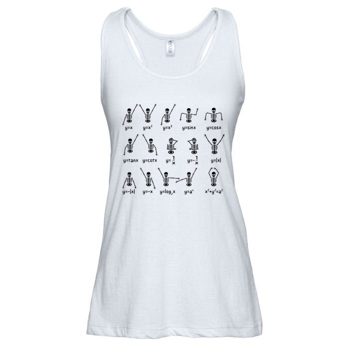 Lazy Teacher Halloween Shirts Trick Or Teach Teacher Skeleton Ladies Essential Flowy Tank