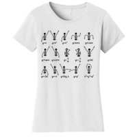 Lazy Teacher Halloween Shirts Trick Or Teach Teacher Skeleton Women's T-Shirt