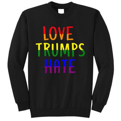 Love Trumps Hate Lgbt Antitrump Sweatshirt