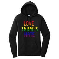 Love Trumps Hate Lgbt Antitrump Women's Pullover Hoodie