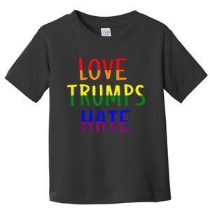 Love Trumps Hate Lgbt Antitrump Toddler T-Shirt