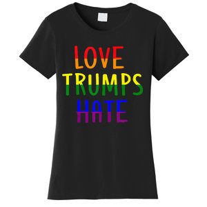 Love Trumps Hate Lgbt Antitrump Women's T-Shirt