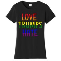 Love Trumps Hate Lgbt Antitrump Women's T-Shirt