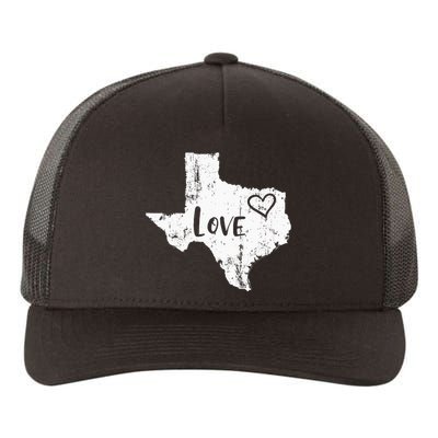 Love Texan Home Texas State Gift Yupoong Adult 5-Panel Trucker Hat