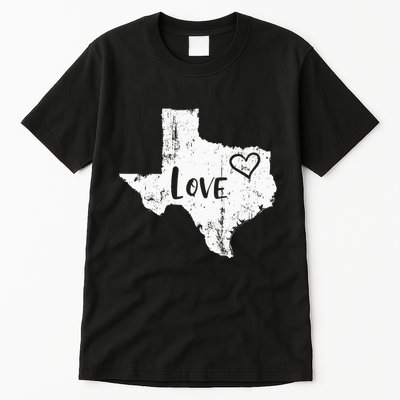 Love Texan Home Texas State Gift Tall T-Shirt