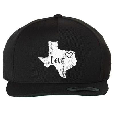 Love Texan Home Texas State Gift Wool Snapback Cap