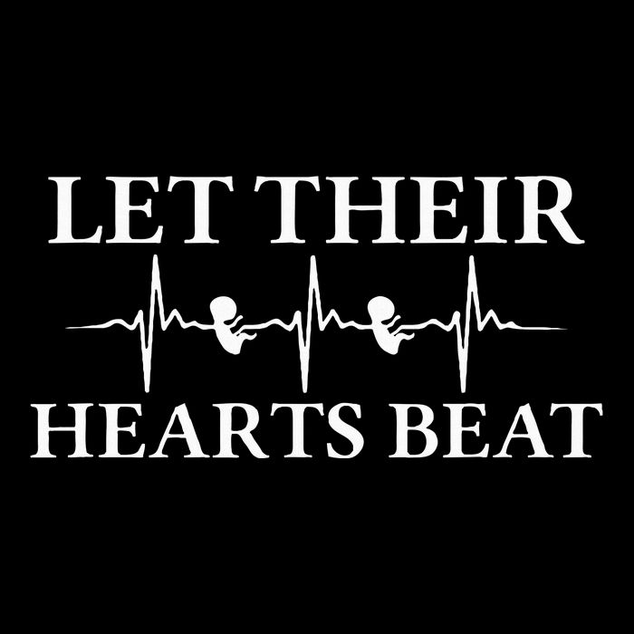 Let Their Hearts Beat Pro Life Anti Abortion Bucket Hat