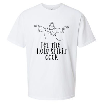 Let The Holy Spirit Cook Sueded Cloud Jersey T-Shirt