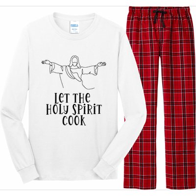 Let The Holy Spirit Cook Long Sleeve Pajama Set