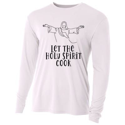 Let The Holy Spirit Cook Cooling Performance Long Sleeve Crew