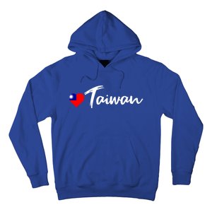 Love Taiwan Heart Country Flag Souvenir Gift Hoodie