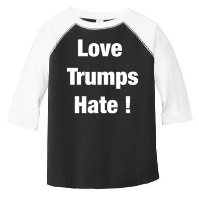 Love Trumps Hate Cool Gift Toddler Fine Jersey T-Shirt