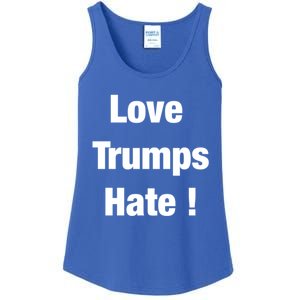 Love Trumps Hate Cool Gift Ladies Essential Tank