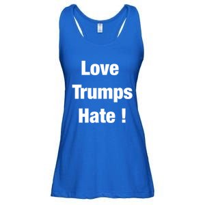 Love Trumps Hate Cool Gift Ladies Essential Flowy Tank