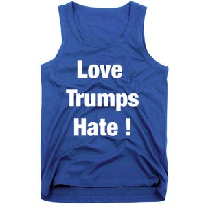 Love Trumps Hate Cool Gift Tank Top