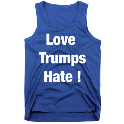 Love Trumps Hate Cool Gift Tank Top