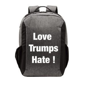 Love Trumps Hate Cool Gift Vector Backpack