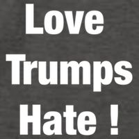 Love Trumps Hate Cool Gift Vector Backpack