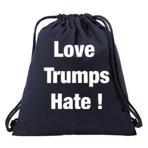 Love Trumps Hate Cool Gift Drawstring Bag