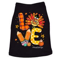 LOVE Turkey Headstart Life Pencil Pumpkin Thanksgiving Doggie Tank