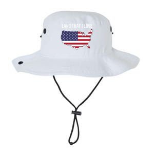 Land That I Love America Usa Flag Patriotic Meaningful Gift Legacy Cool Fit Booney Bucket Hat