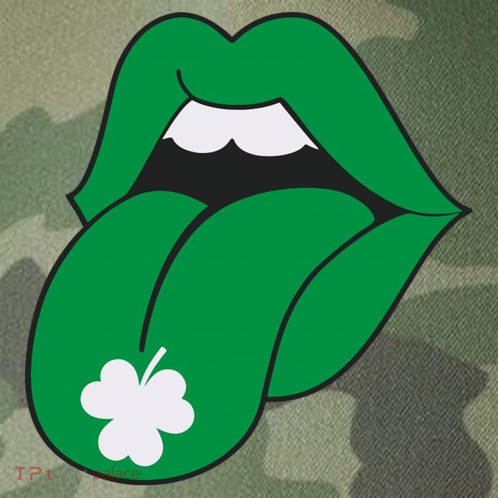 Lips Tongue Irish Shamrock St Patricks Legacy Tie Dye Trucker Hat