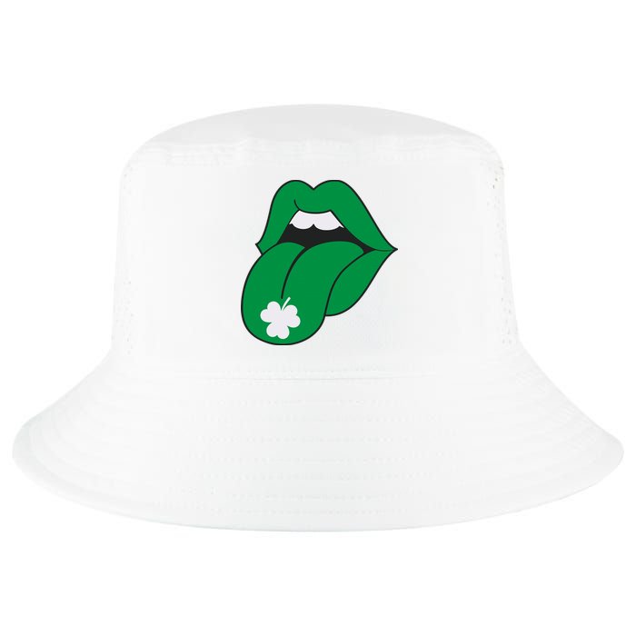 Lips Tongue Irish Shamrock St Patricks Cool Comfort Performance Bucket Hat