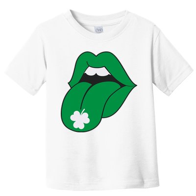 Lips Tongue Irish Shamrock St Patricks Toddler T-Shirt