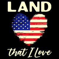 Land That I Love Usa Flag American Flag 4th Of July Gift Sustainable Bucket Hat