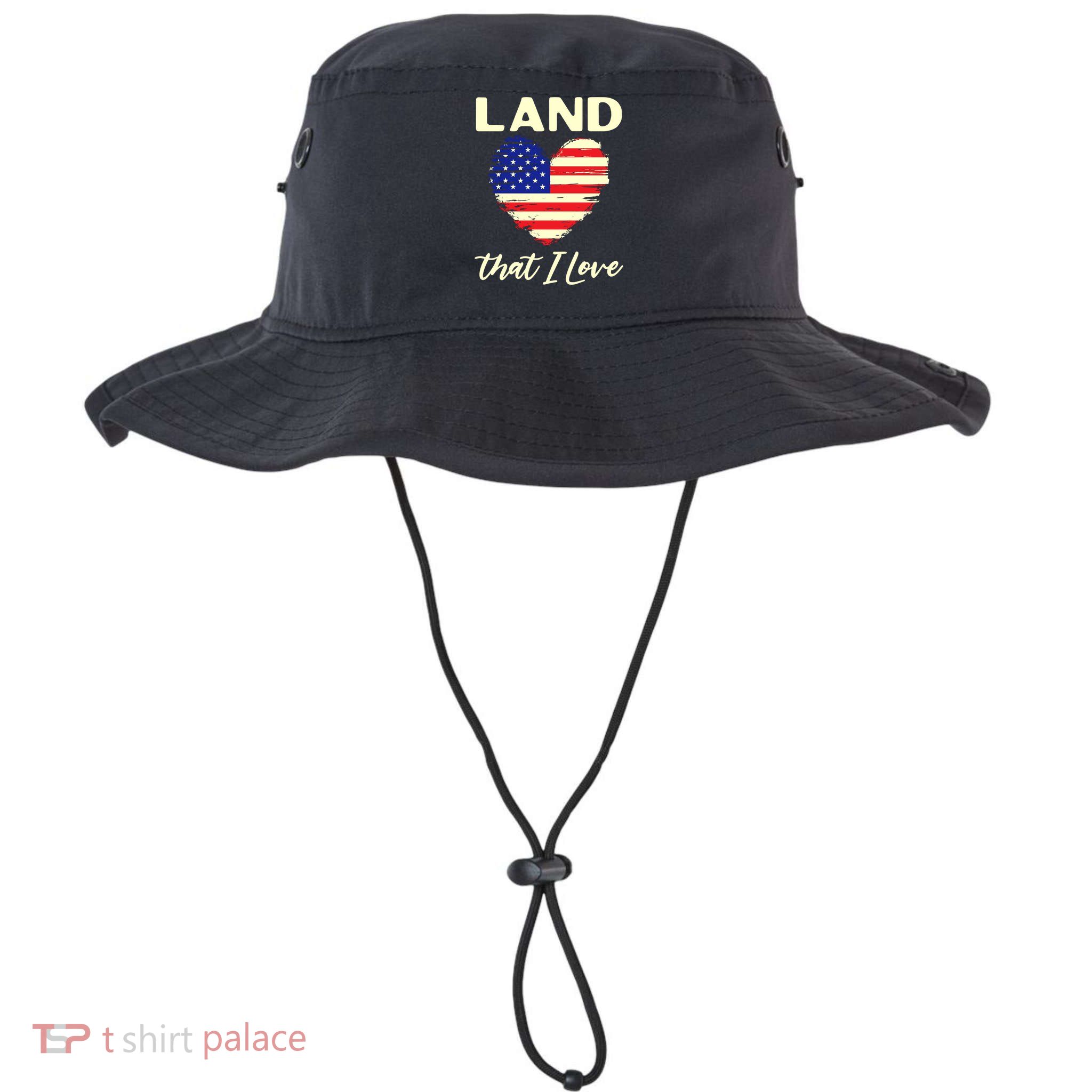 Land That I Love Usa Flag American Flag 4th Of July Gift Bucket Hat