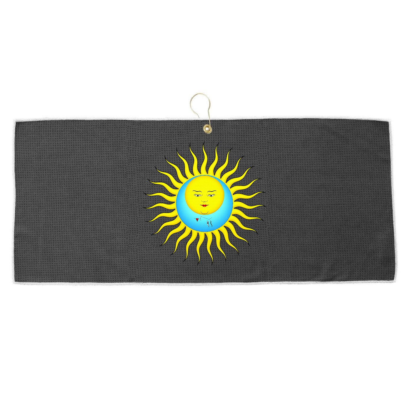 Larks Tongues In Aspic Large Microfiber Waffle Golf Towel