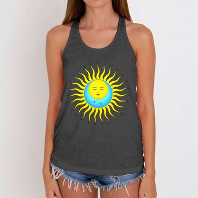 Larks Tongues In Aspic Women's Knotted Racerback Tank