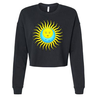 Larks Tongues In Aspic Cropped Pullover Crew