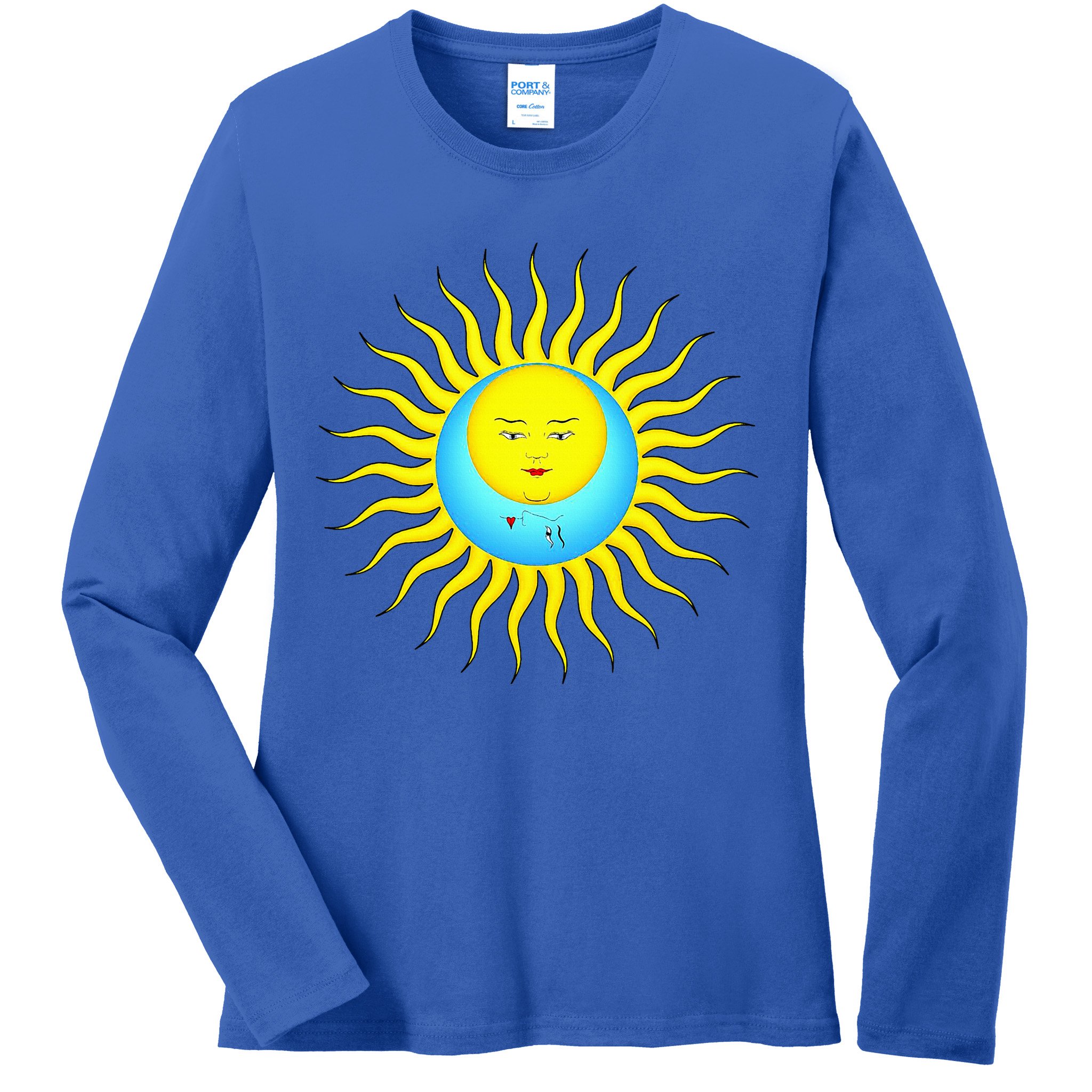 Larks Tongues In Aspic Ladies Long Sleeve Shirt