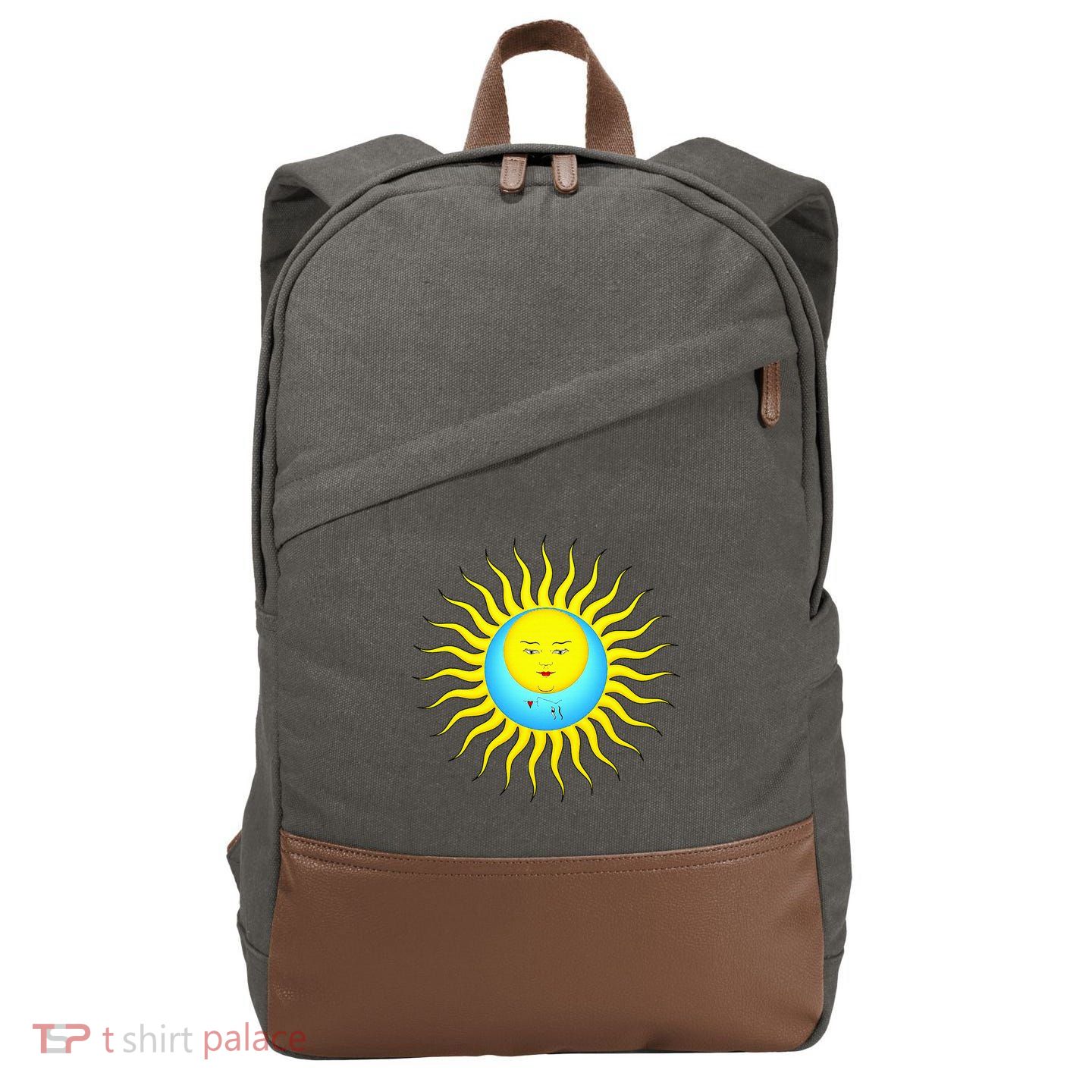 Larks Tongues In Aspic Cotton Canvas Backpack