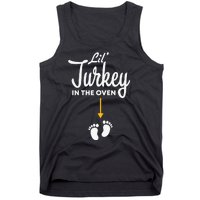 Lil' Turkey In The Oven Pregnancy Thanksgiving Tank Top